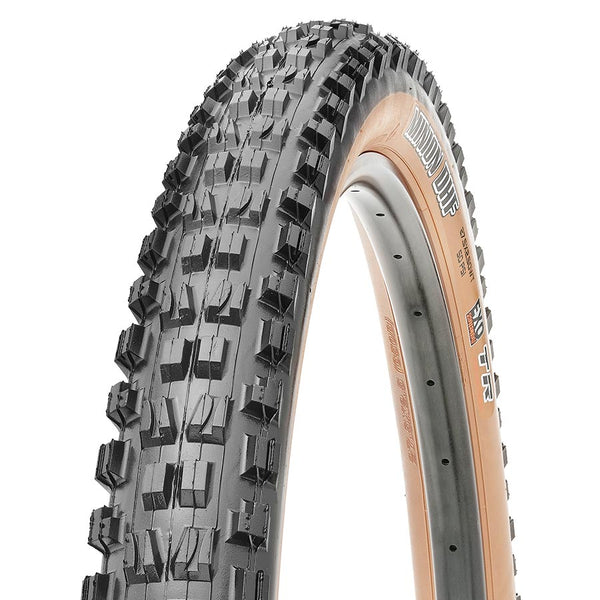 Mountain Tire, 29''x2.60, Folding, Tubeless Ready, Dual, EXO, 60TPI, Tanwall