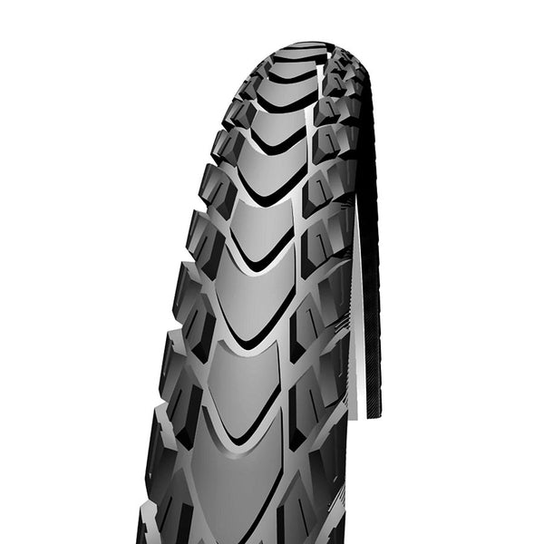 Hybrid Tire, 700x35C, Folding, Clincher, TravelStar, DoubleDefense, 67TPI, Black