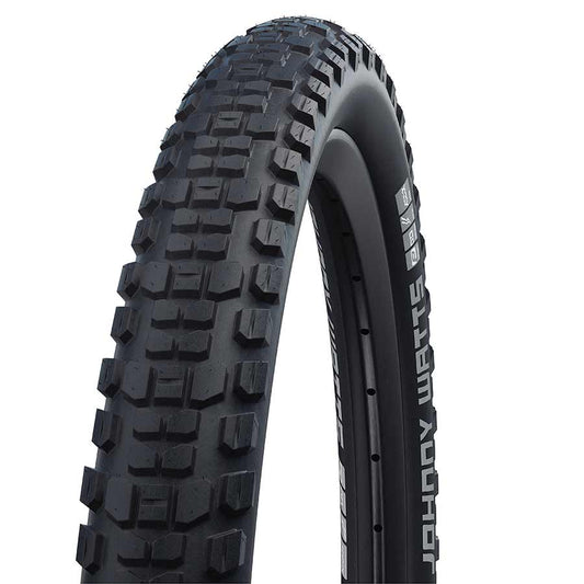 Schwalbe, Johnny Watts, Tire, 27.5''x2.80, Folding, Addix E, SnakeSkin, Perf, DoubleDefense, RaceGuard, Black