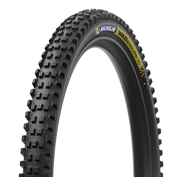 Michelin, WILD ENDURO MS RACING LINE, Mountain Tire, 29''x2.40, Folding, Tubeless Ready, MAGI-X, Black