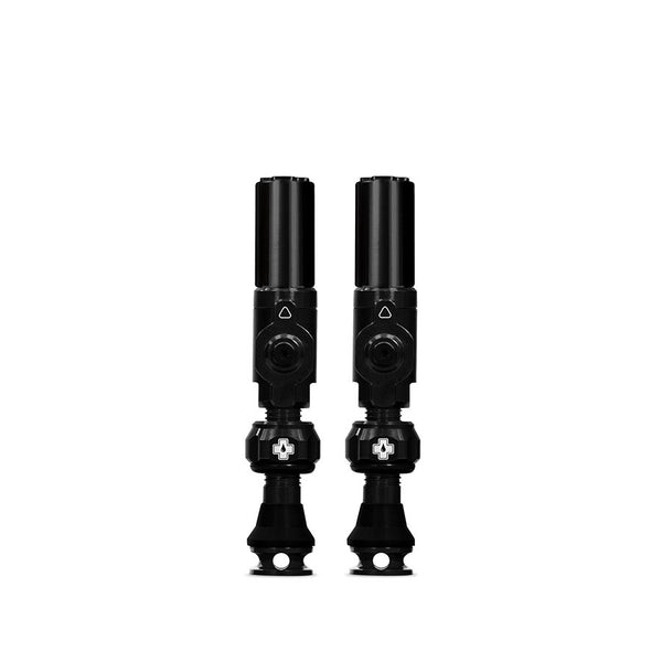 Small, Tubeless Valve, Presta, 30mm, Black, Pair