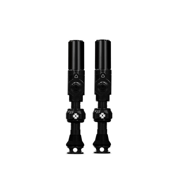 Medium, Tubeless Valve, Presta, 35mm, Black, Pair