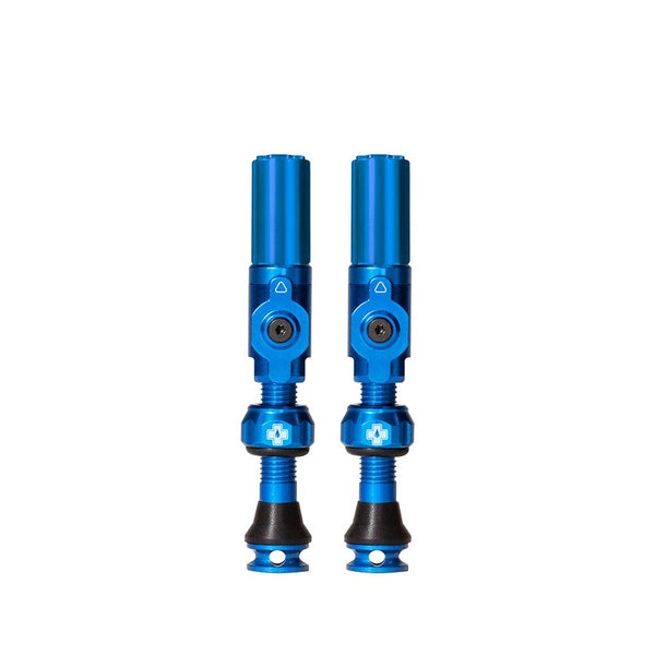 Medium, Tubeless Valve, Presta, 35mm, Blue, Pair