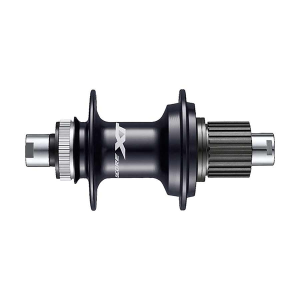 FH-M8110-B, Disc Hub, Rear, 32H, 12mm TA, 148mm, Shimano Micro Spline, Black