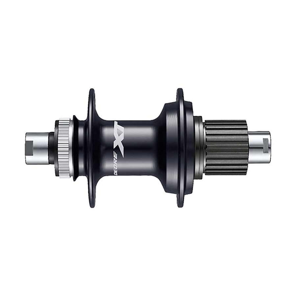 FH-M8130-B, Disc Hub, Right, 32H, 12mm TA, 157mm, Shimano Micro Spline, Black