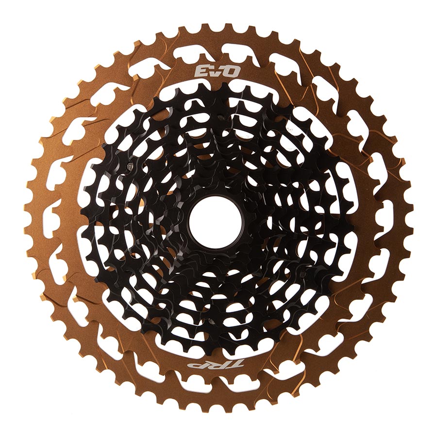 TRP, EVO 12, Cassette, Gold, Speed: 12, 10-52T