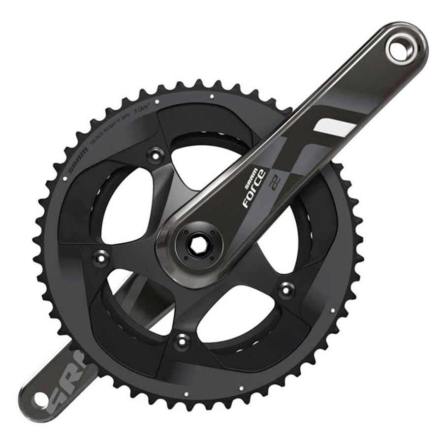 Force22, Crankset, 11sp, 170mm, 34/50, BCD: 110, GXP, CL: 44.5mm, Black, 808g