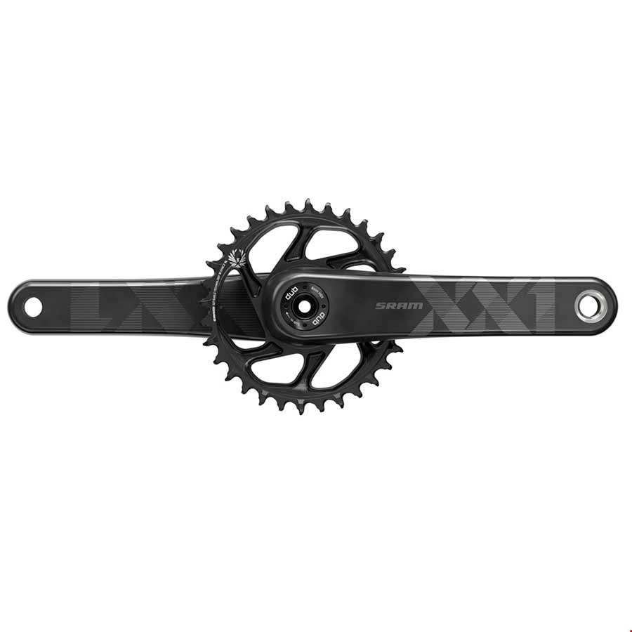 12, Spindle: 28.99mm, BCD: Direct Mount, 30, DUB, 175mm, Black, Fat Bike