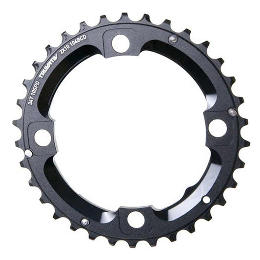 SRAM, 34T Chainring, 10sp, BCD: 104, Aluminum, Black