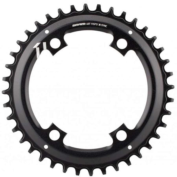 42T Chainring, 11sp, BCD: 110, Aluminum, Black