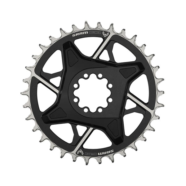 X0 3mm Offset, Chainring, Teeth: 34, Speed: 12, BCD: Direct Mount, Aluminum, Black