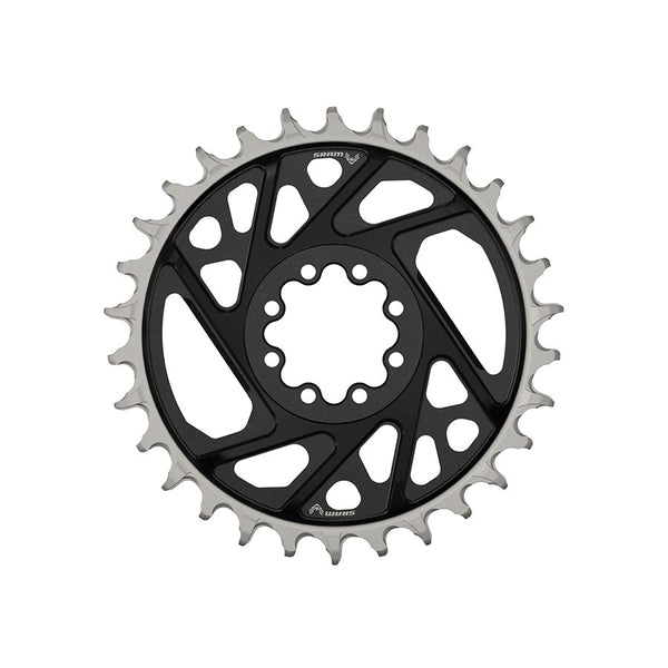 XX 3mm Offset, Chainring, Teeth: 30, Speed: 12, BCD: Direct Mount, Aluminum, Black