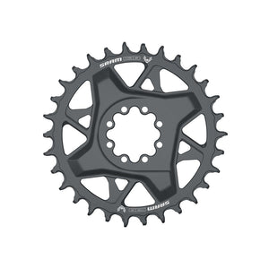 30, Speed: 12, BCD: Direct Mount SRAM 8 Bolt, Aluminum, Grey