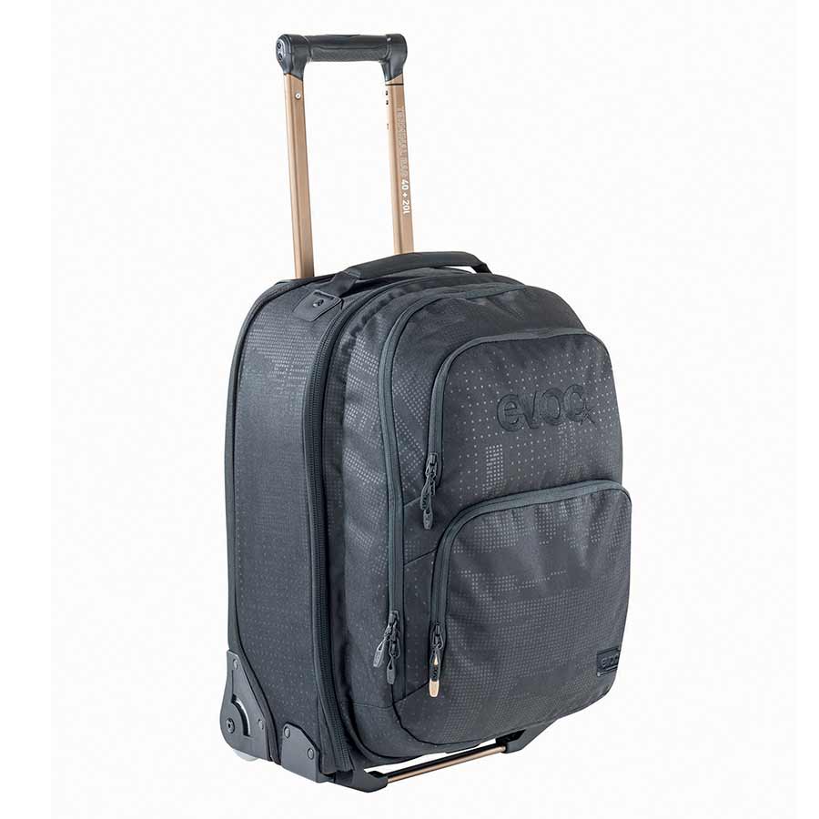 bag 40L + 20L, Travel bag with detachable backpack, Black