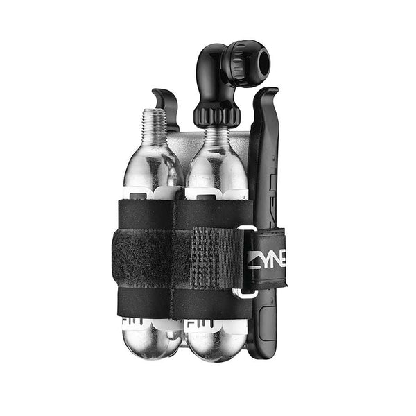 Lezyne, CO2 Twin Kit, CO2 Inflator, Threaded, Presta, Schrader, 2x25g