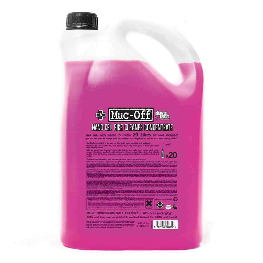 Muc-Off, Nano Tech, Concentrated Gel Bike Cleaner, 5L