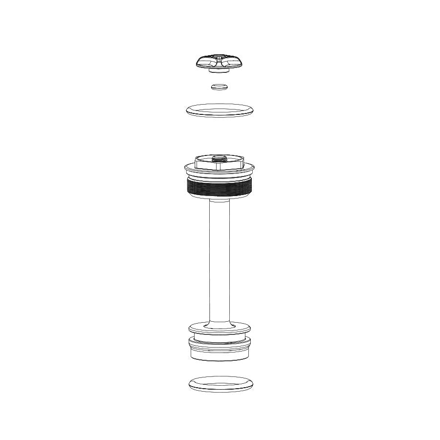 RockShox, Top Cap for Pike DJ 35mm .5, 11.4018.012.013