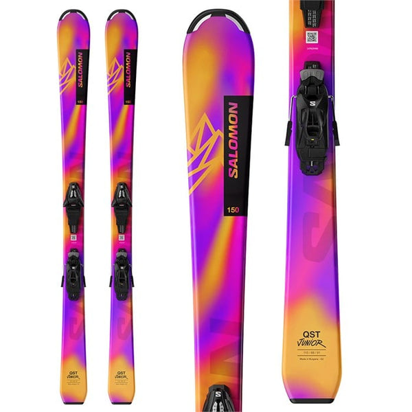 L Lux Jr S Skis with Bindings - Youth