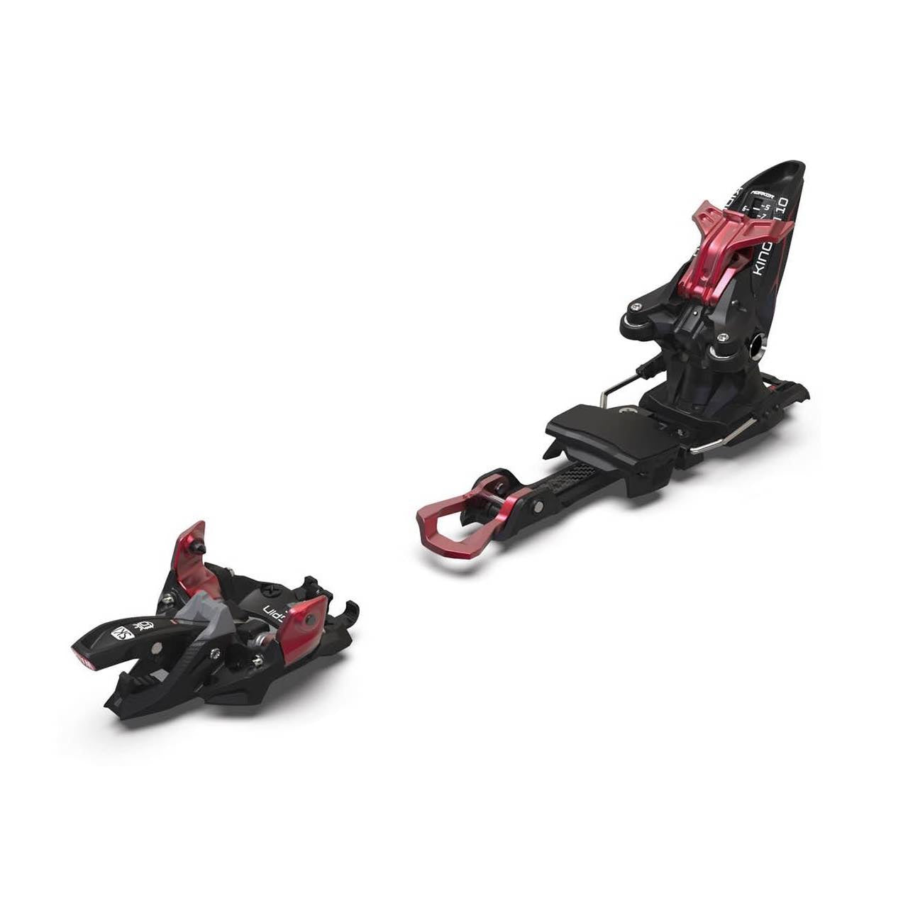 Kingpin 10 Ski Bindings 2024/25 - Black/Red