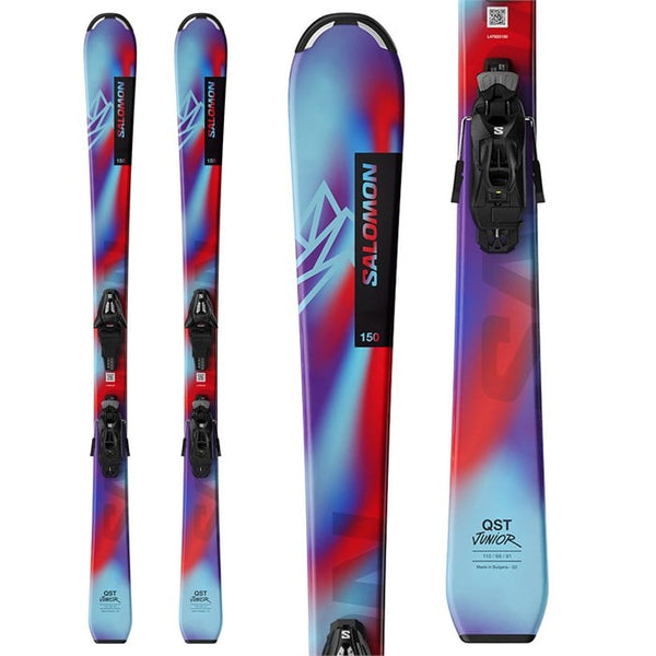 QST S Skis + C5 Gripwalk Ski Bindings - Youth