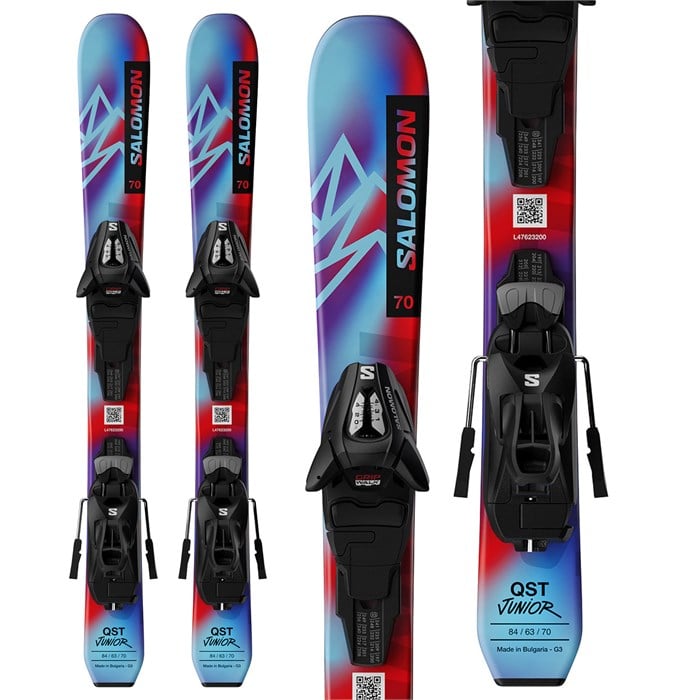 QST XS Skis + C5 Gripwalk Ski Bindings - Youth