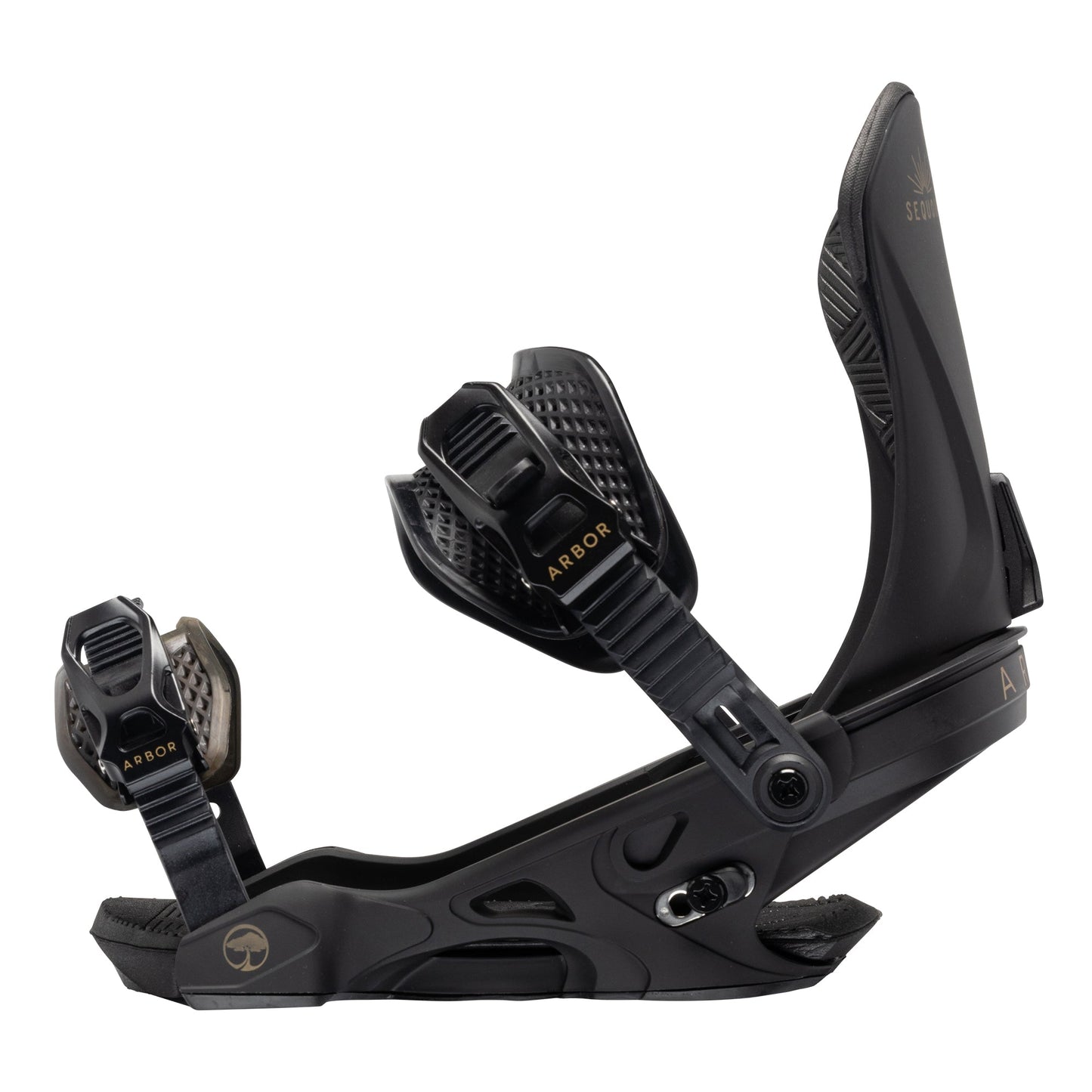 Sequoia Snowboard Bindings - Black