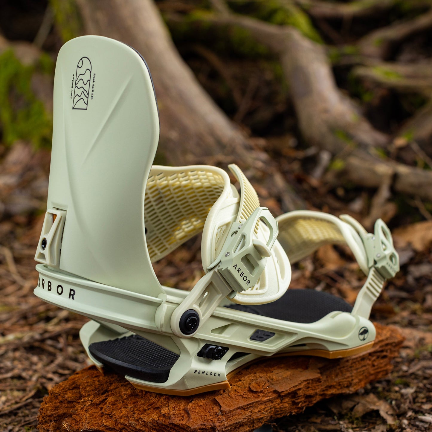 Hemlock Snowboard Bindings - Frank April Edition