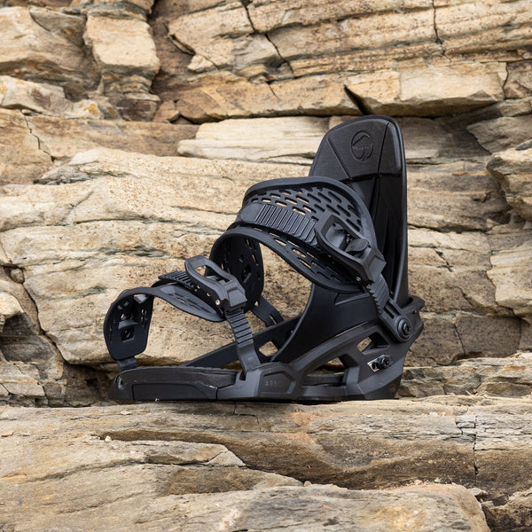 Spruce Snowboard Bindings - Black